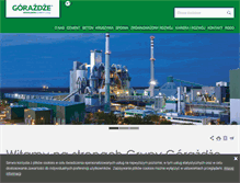 Tablet Screenshot of gorazdze.pl
